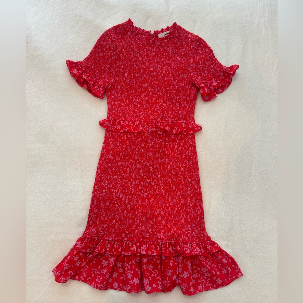 Likely NYC Faye Floral Ruched Mini Dress